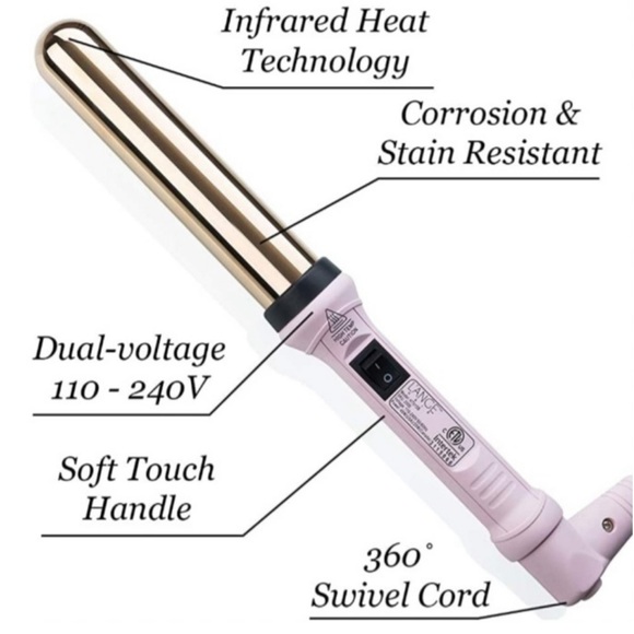 SOLD Langé Ondulé 25mm Titanium Curling Wand - Picture 7 of 8